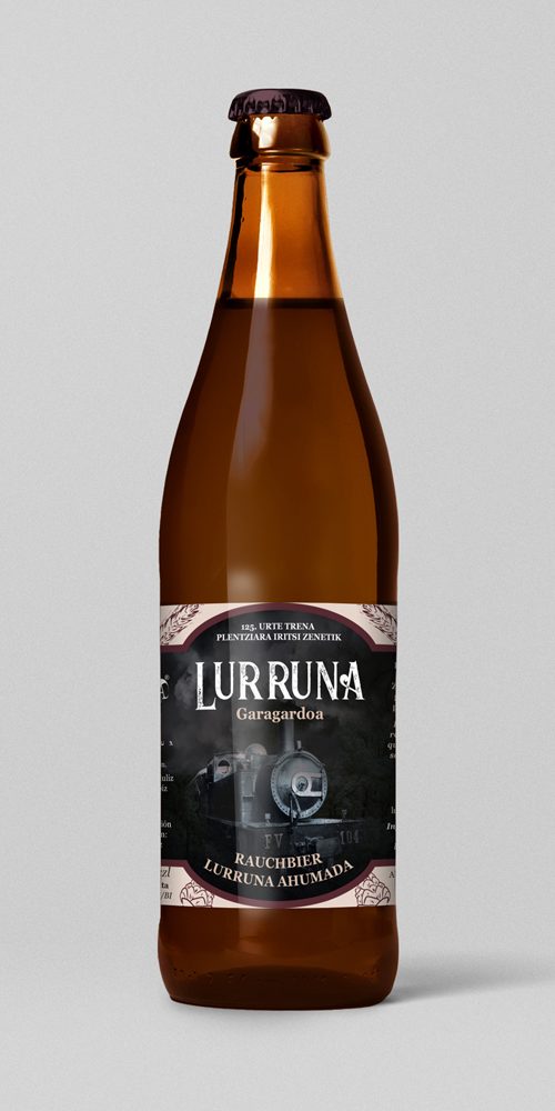 lurruna etiqueta cerveza botellin peq
