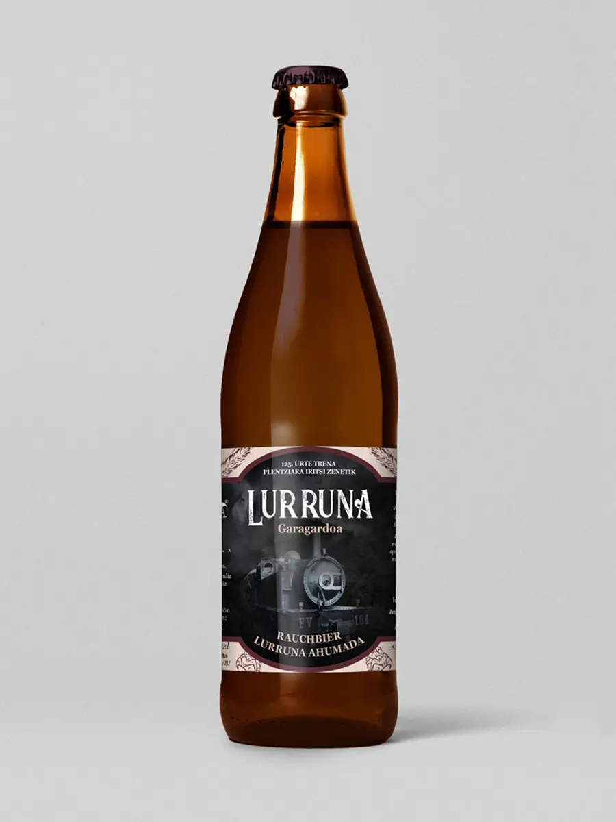 lurruna etiqueta cerveza destacada