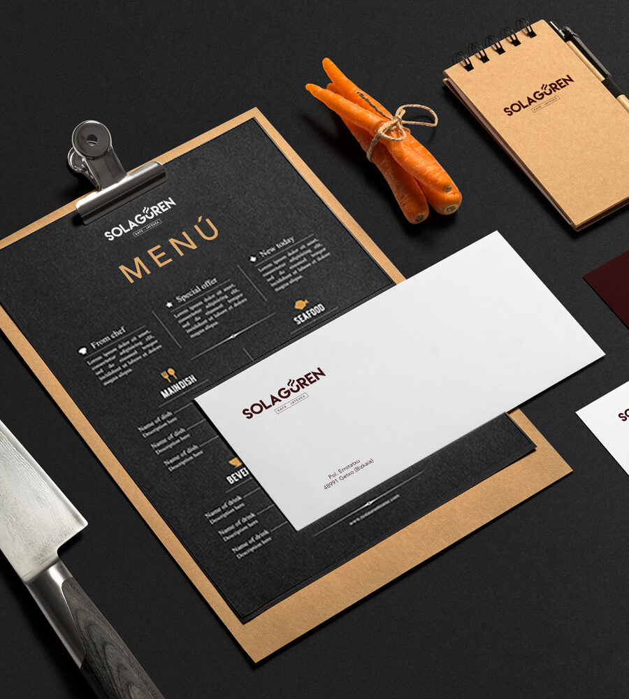 Solaguren branding papeleria